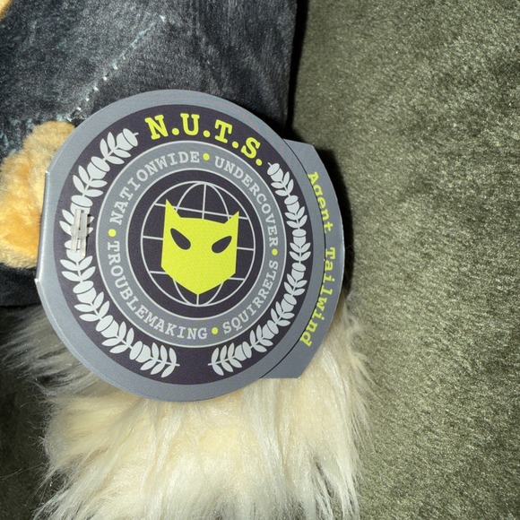 Bark Box Agent Tailwind Green N.U.T.S Dog Toy NWT Squeaker Crinkle 206693 - Picture 5 of 8